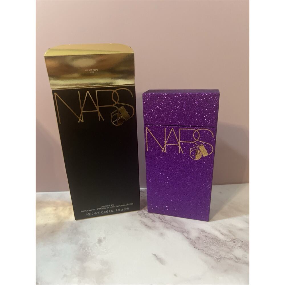 Nars Velvet Rope Velvet Matte Lip Pencil Set 0.06 oz New in Box